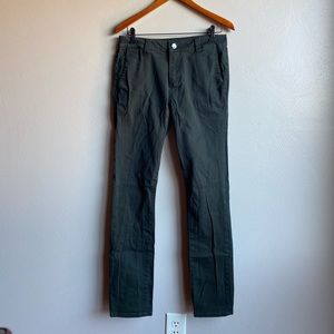 RSQ Skinny Tapered Chinos in Forest Green